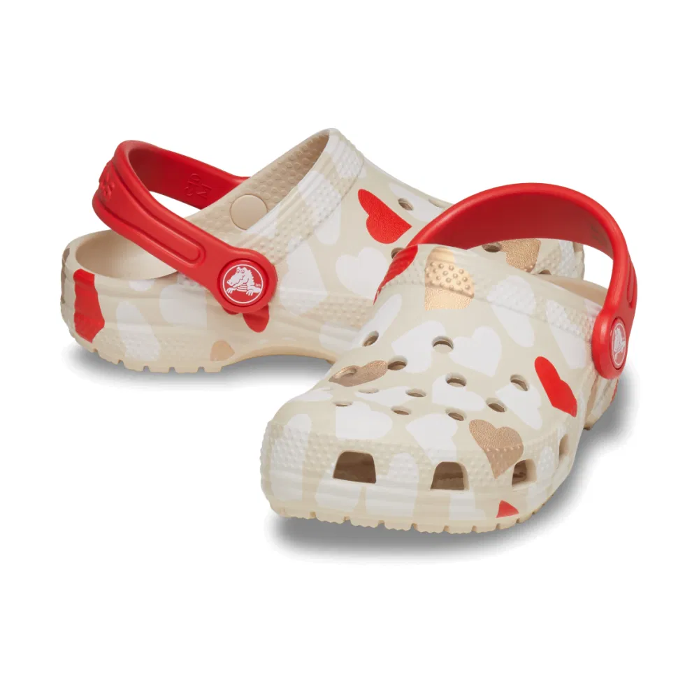 Crocs Classic Clog - Heart Print - Image 2