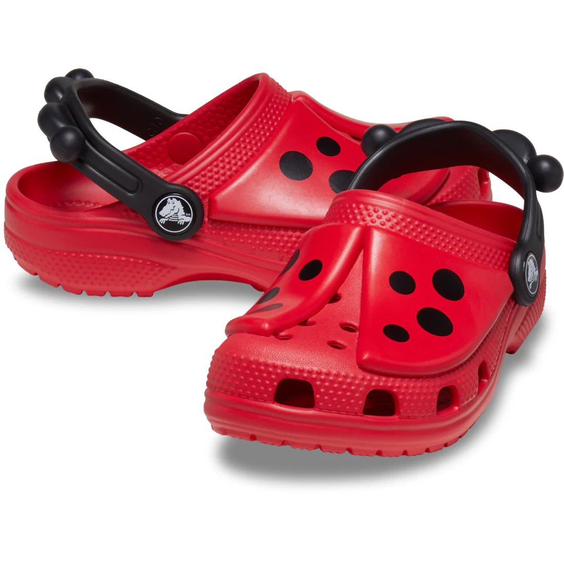 Classic I AM Ladybug Clog - Varsity Red/Black - Image 2
