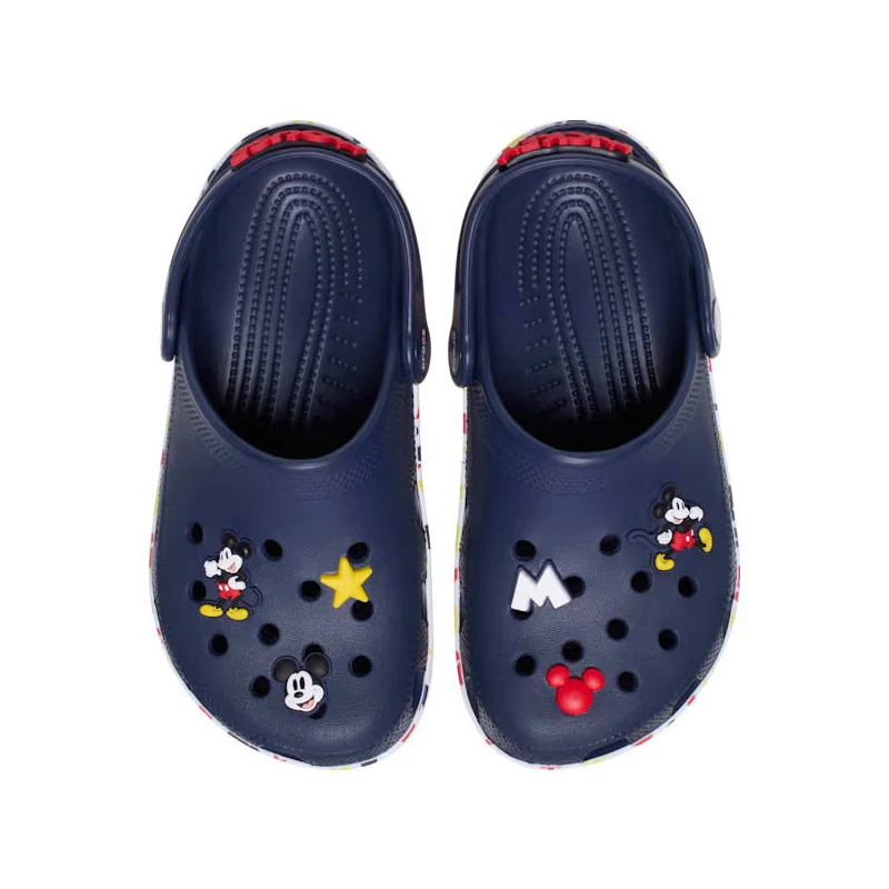 Crocs Classic Mickey and Friends Clog - Navy/Multi - Image 3