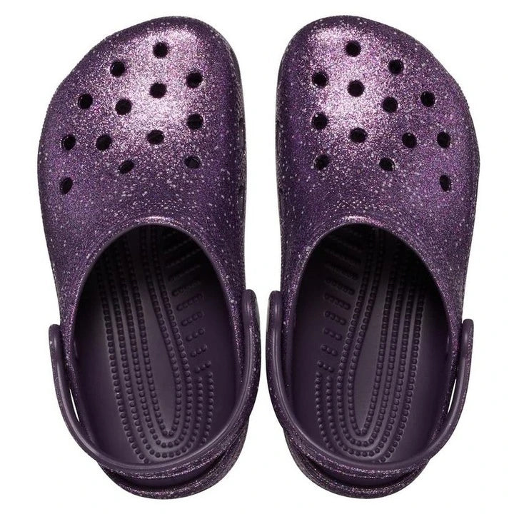 Crocs Classic Space Glitter Clog - Dark Iris - Image 3