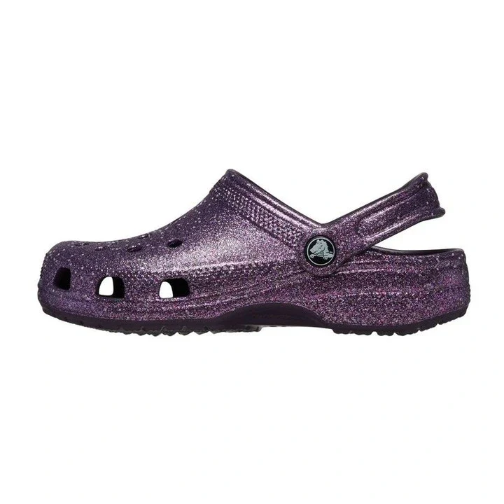 Crocs Classic Space Glitter Clog - Dark Iris - Image 4