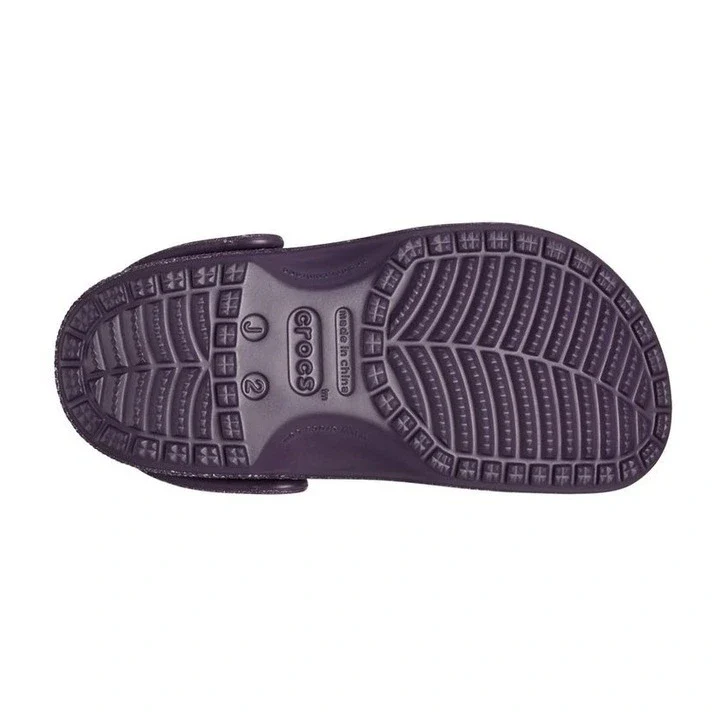 Crocs Classic Space Glitter Clog - Dark Iris - Image 5