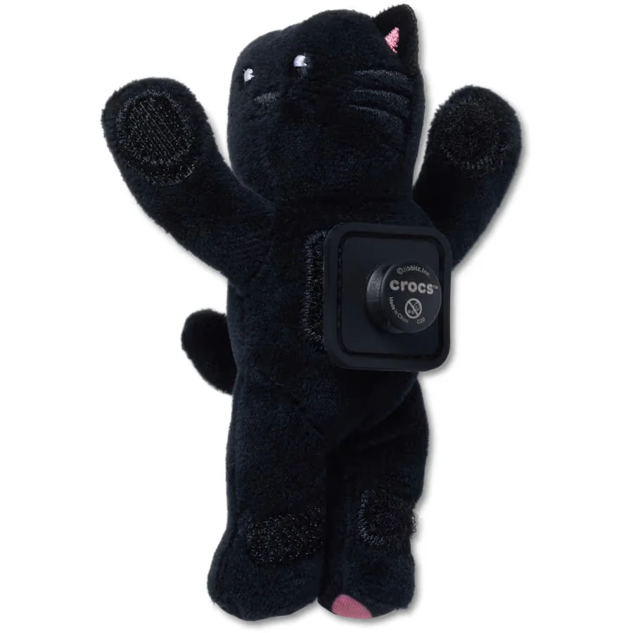 Huggitz Charms - Huggitz Black Velvet Cat