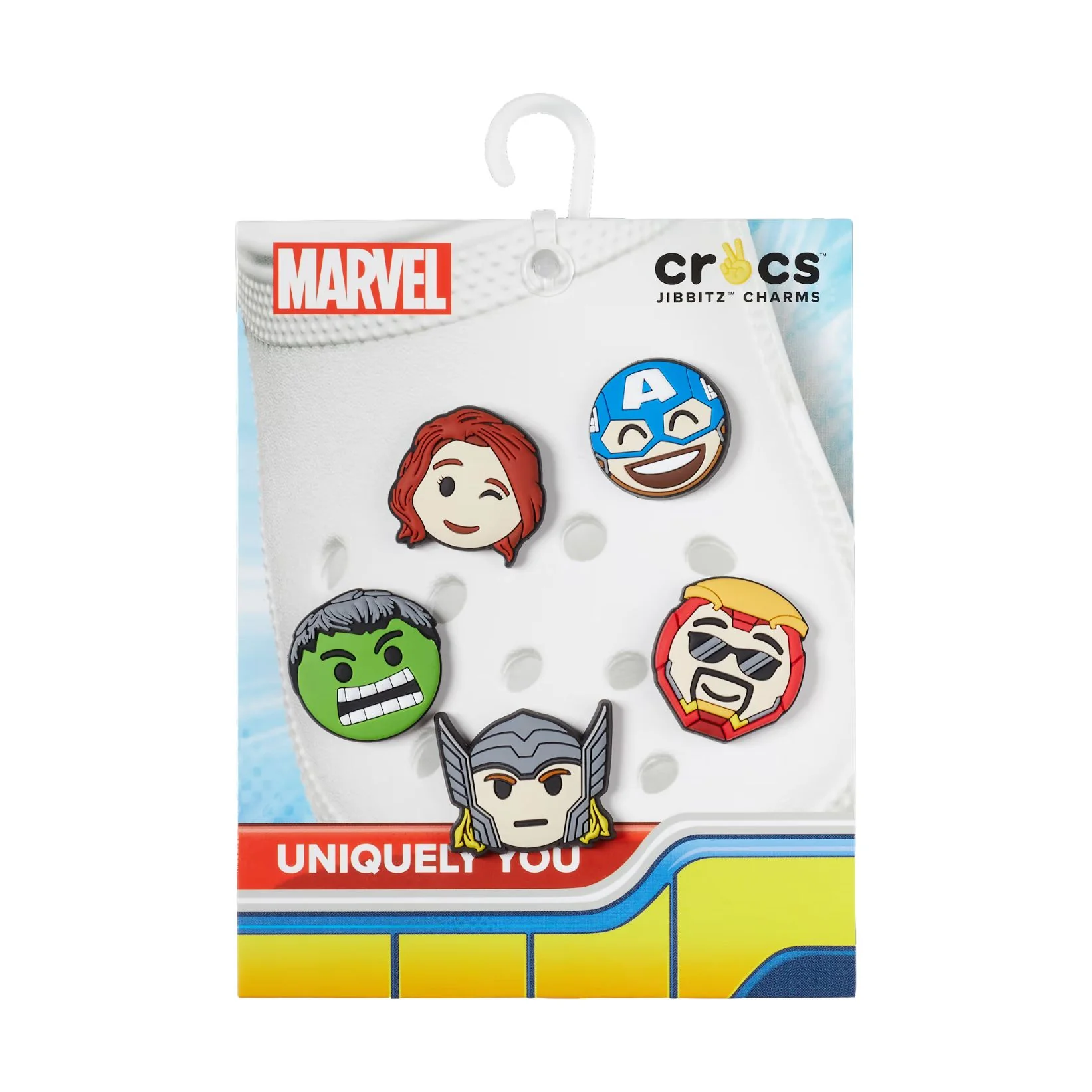 Jibbitz Charms - Avengers Emojis 5pk - Image 3
