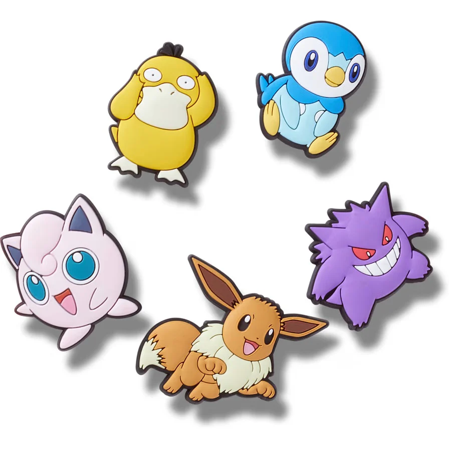 Jibbitz Charms - Pokemon Assrtd 5Pk