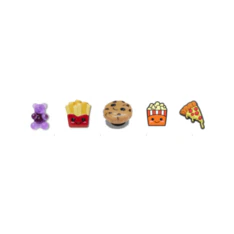Jibbitz Charms - Snack Food Best Sellers 5pk - Image 2