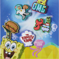 Jibbitz Charms - Spongebob 5pk - Image 4