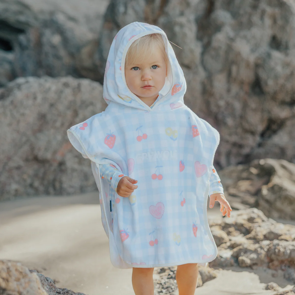 Baby Hooded Towel - Lucky Picnic - Image 2