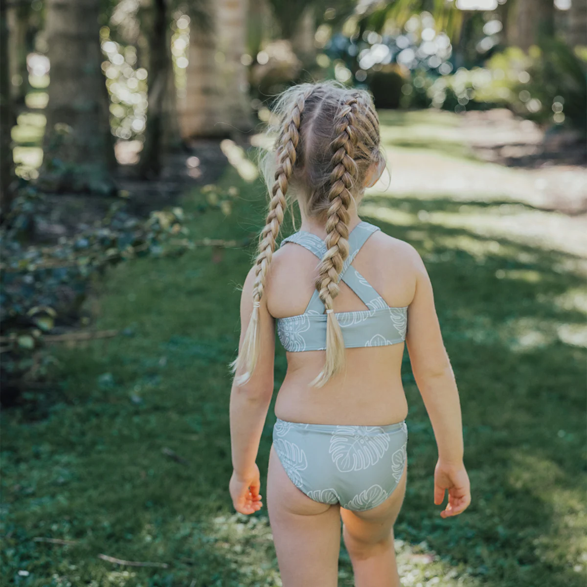 Crywolf Bikini - Jade Monstera - Image 3