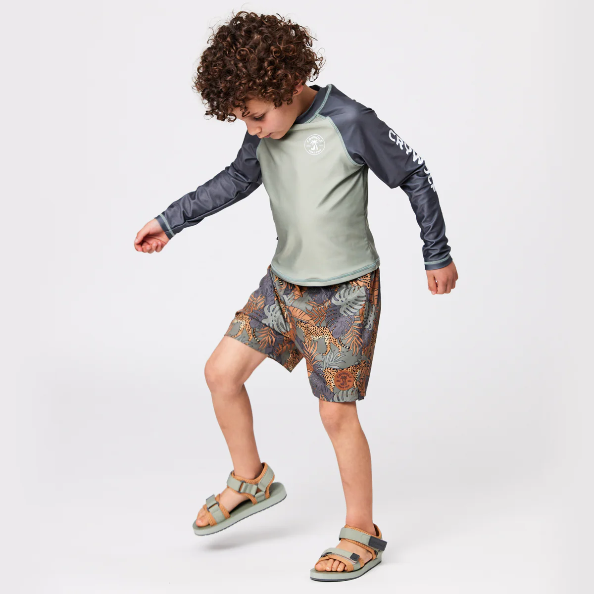 Crywolf Board Shorts - Jungle - Image 4