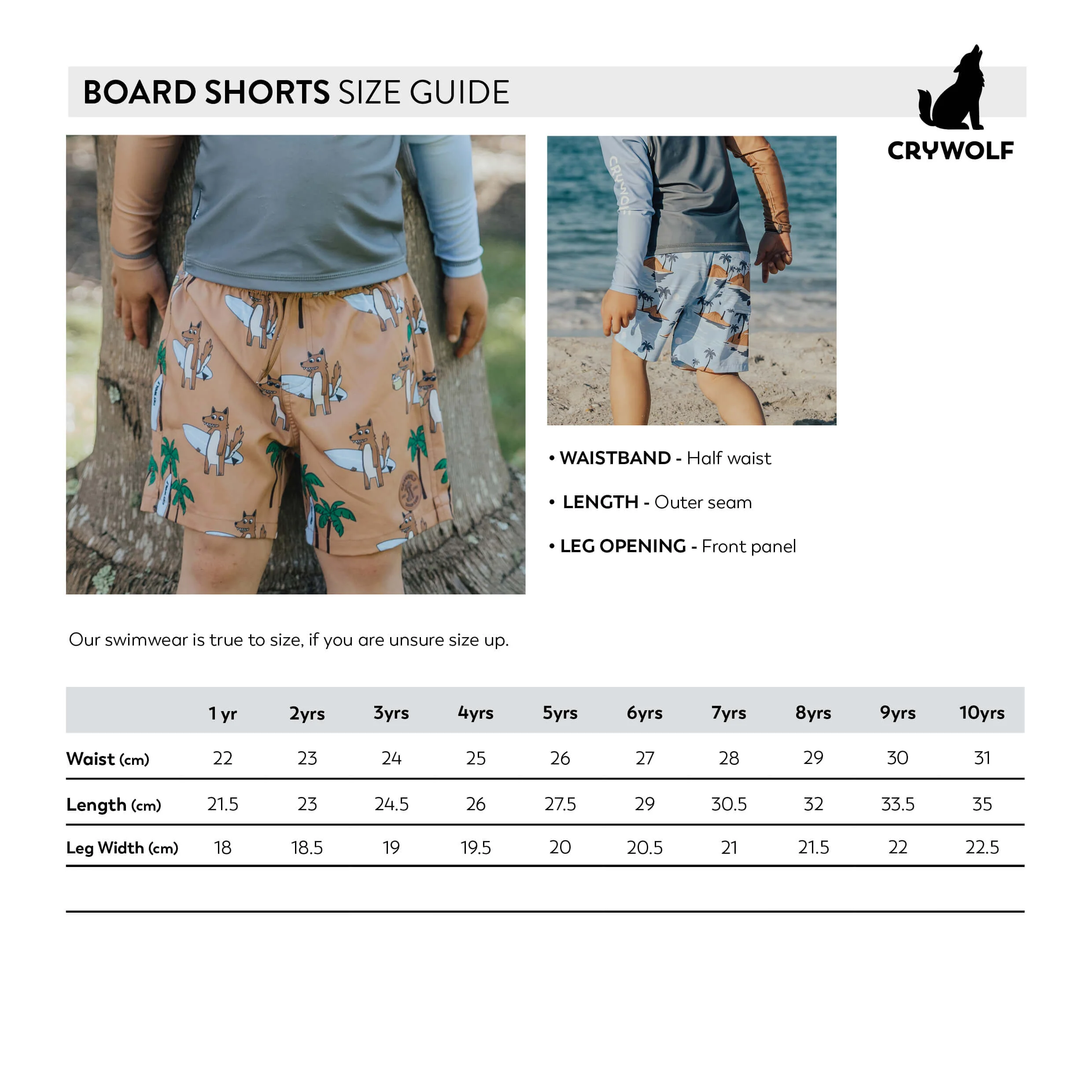 Crywolf Board Shorts - Jungle - Image 7