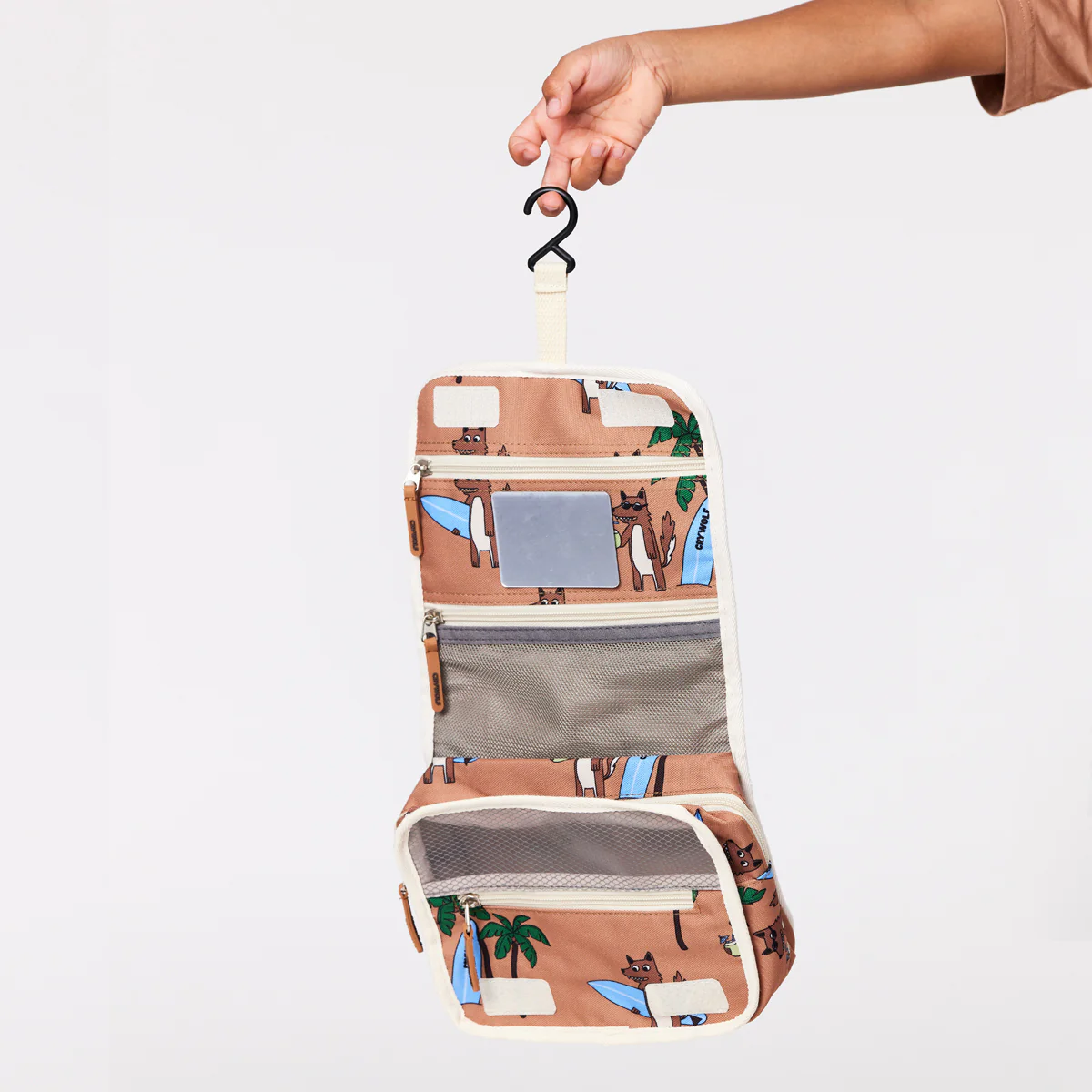 Crywolf Cosmetic Bag - Surf'n Mr Wolf - Image 2