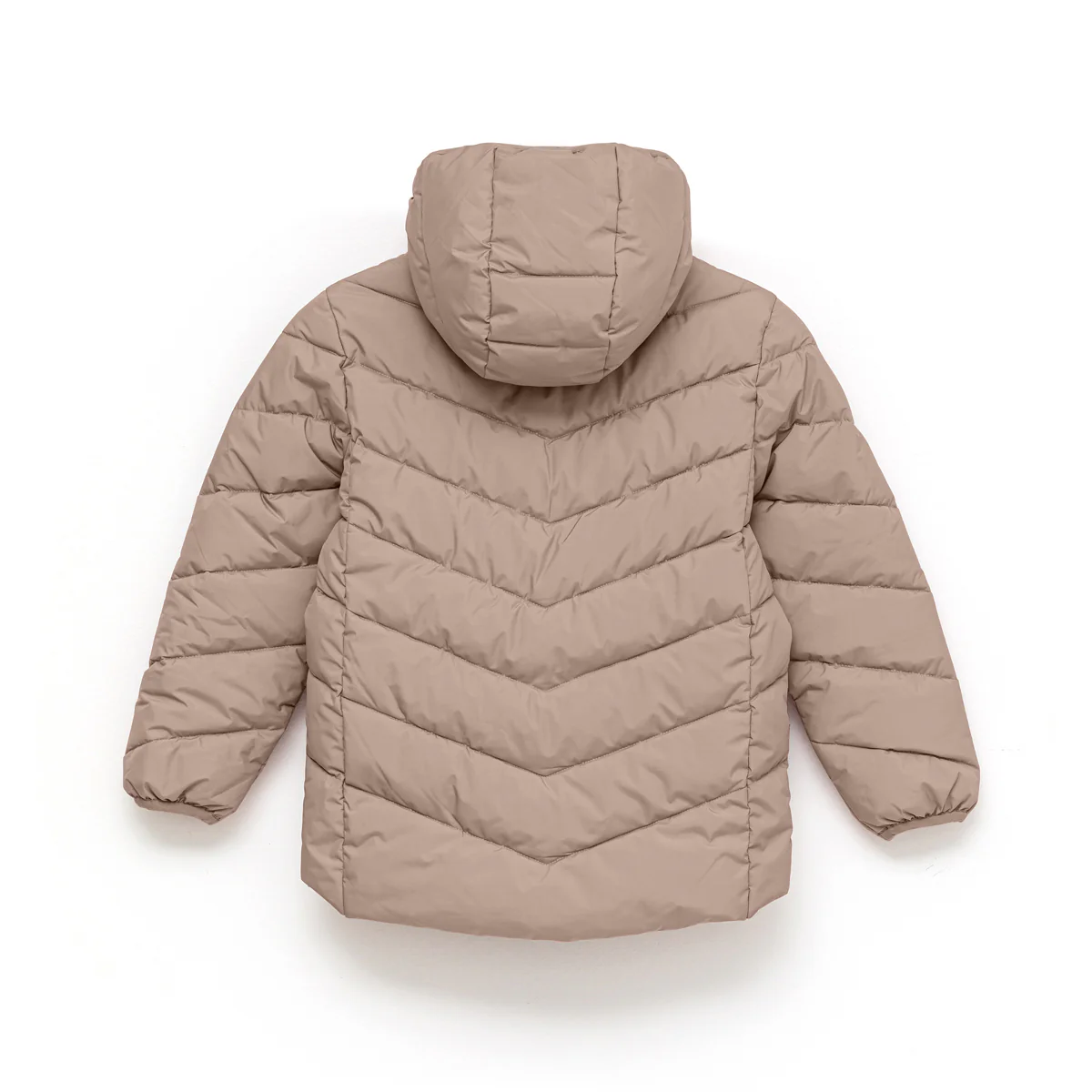 Crywolf Eco-Puffer Jacket - Camel - Image 3