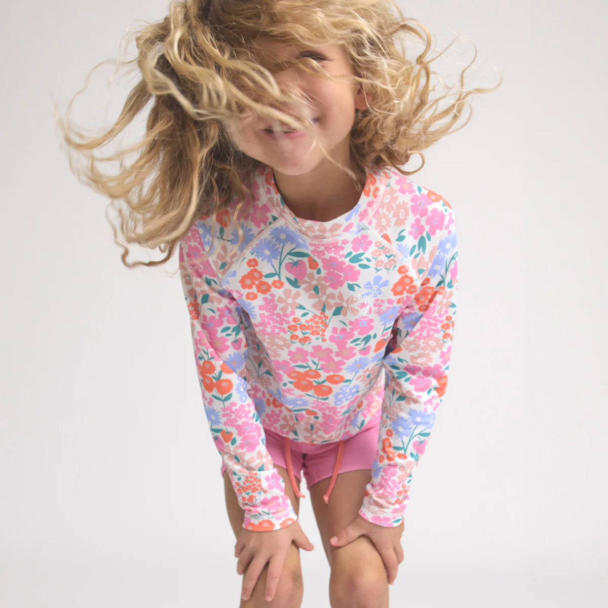 Long Sleeve Rash Vest - Berry Garden - Image 6