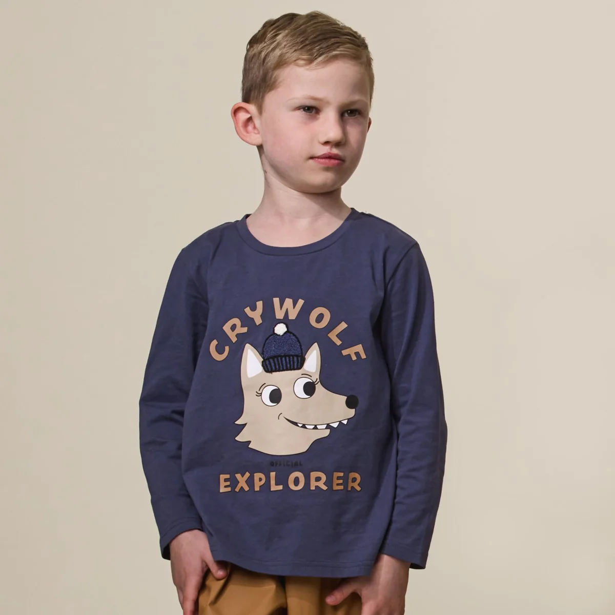 Crywolf Long Sleeve T-Shirt - Indigo Explorer - Image 2