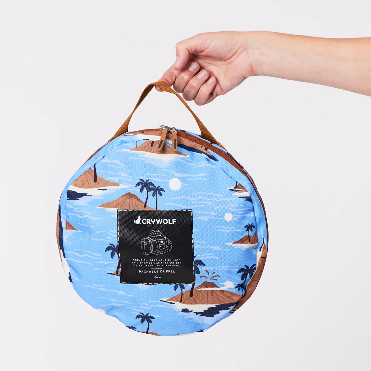 Crywolf Packable Duffel - Blue Lost Island - Image 2