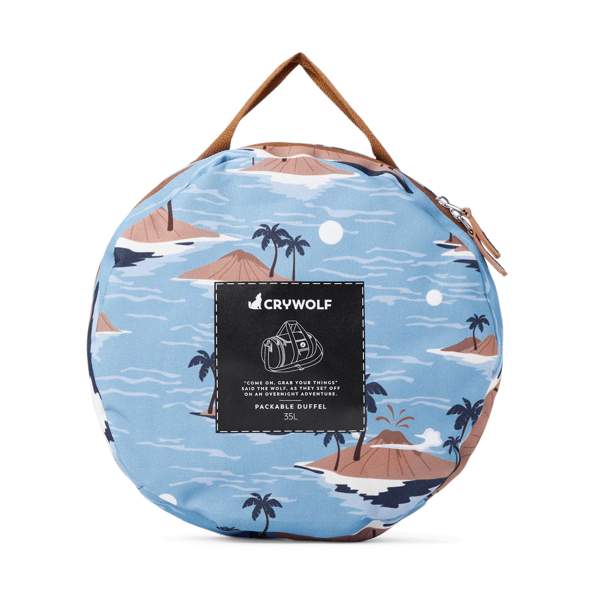 Crywolf Packable Duffel - Blue Lost Island - Image 4
