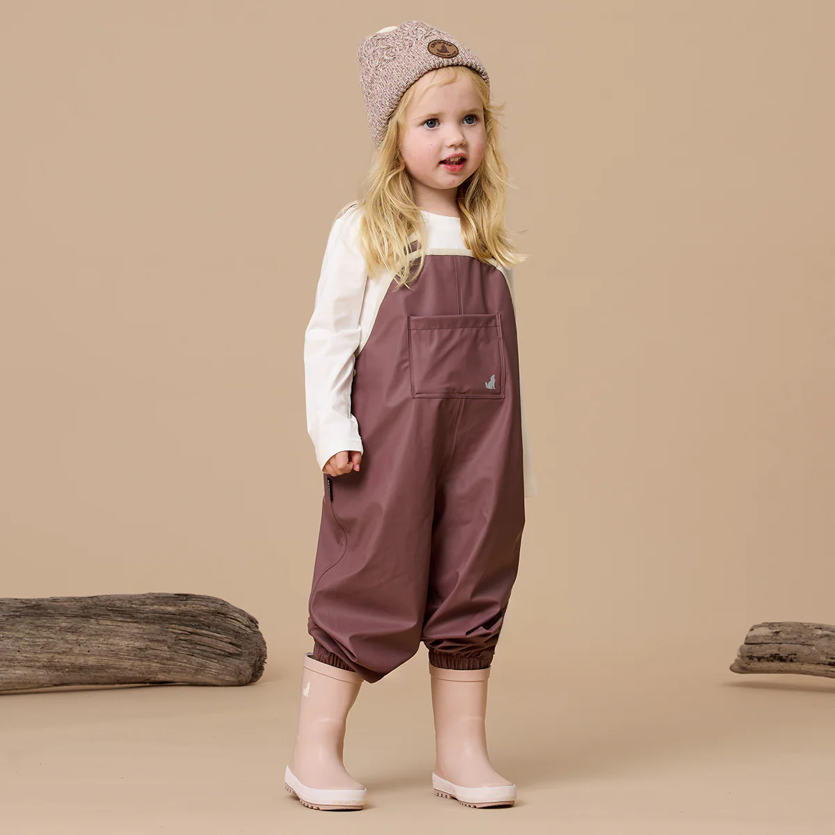 Rain Overalls - Mauve - Image 2