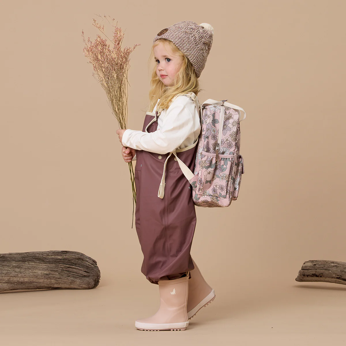 Rain Overalls - Mauve - Image 4