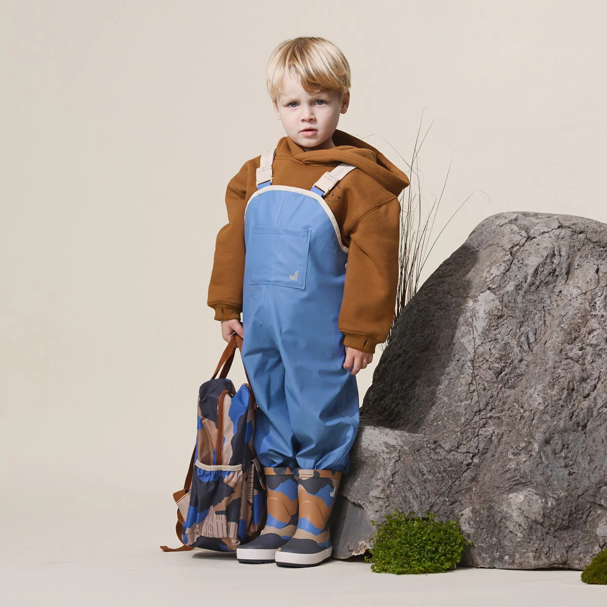 Crywolf Rain Overalls - Southern Blue - Image 4