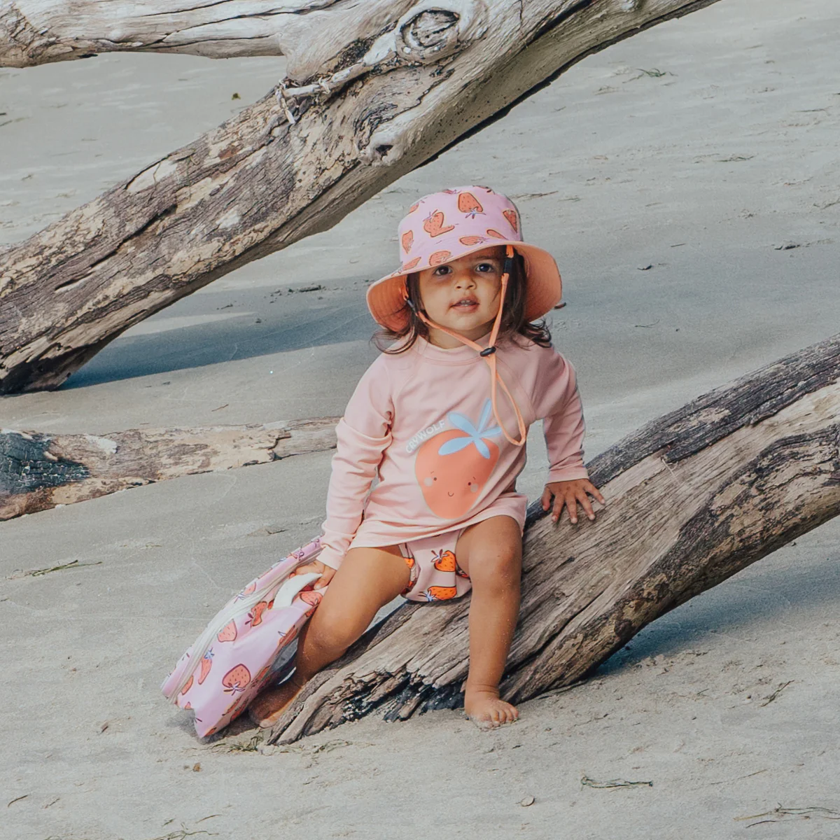 Reusable Swim Nappy - Strawberry Splash - Image 2