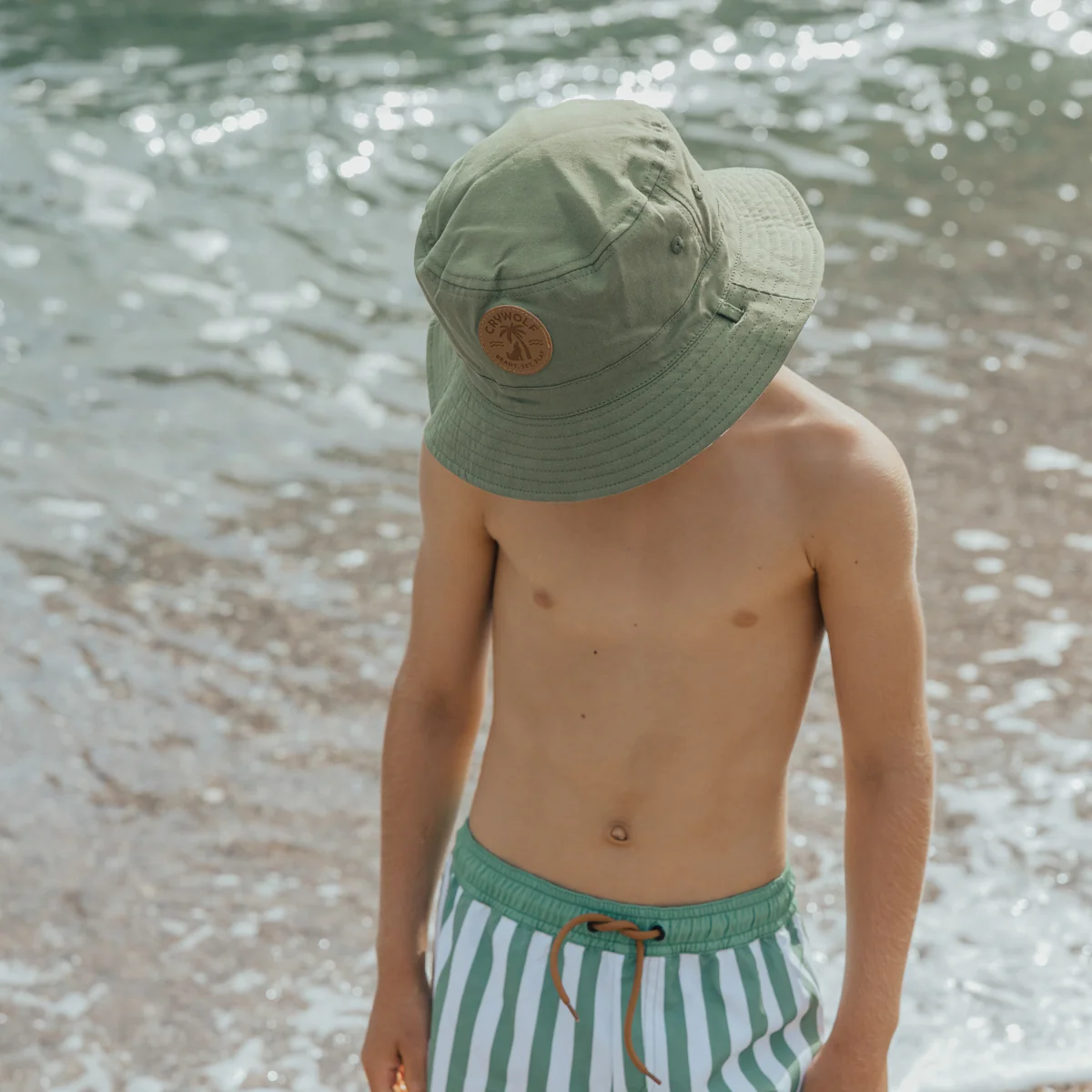 Reversible Bucket Hat - Coastal Stripe - Image 5