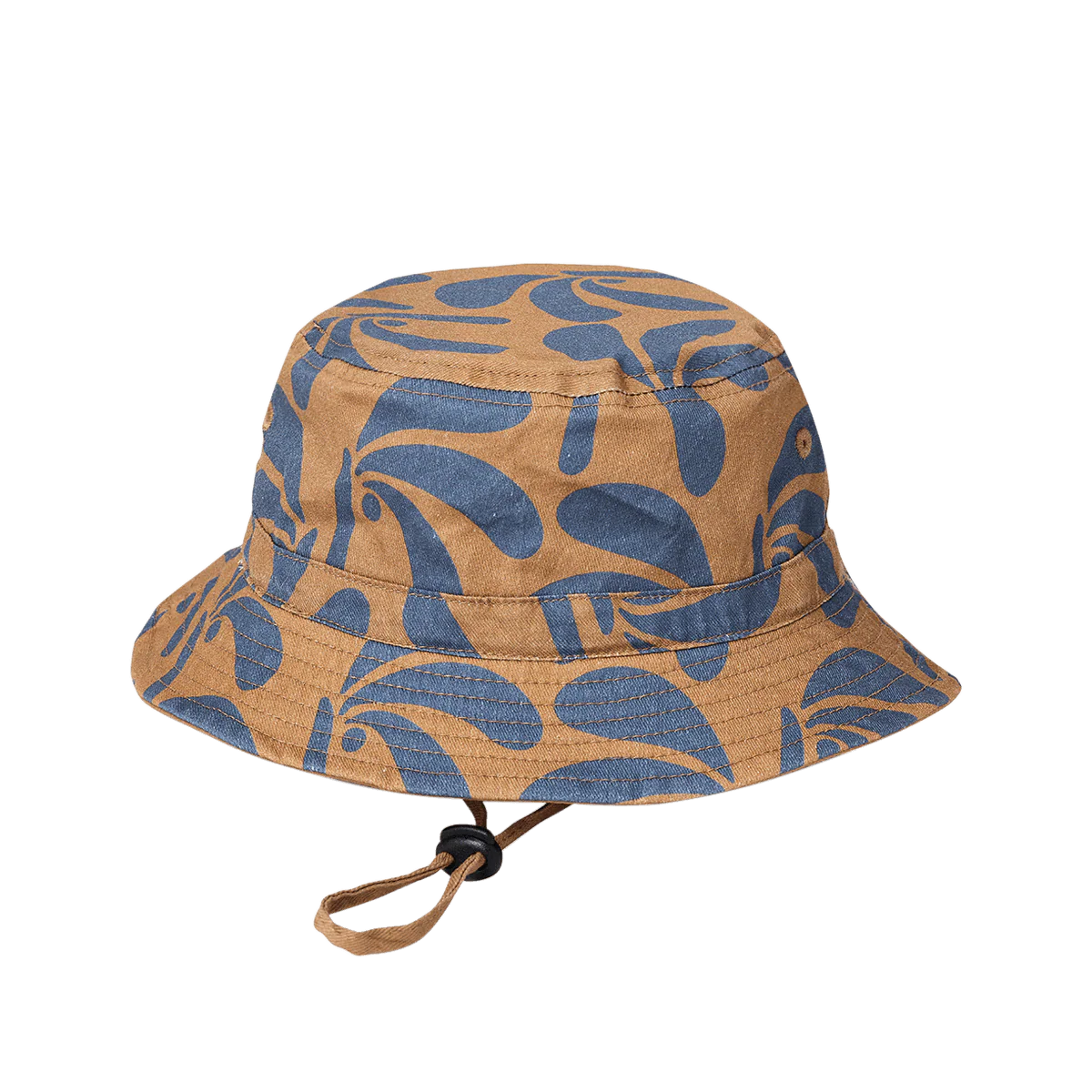 Crywolf Reversible Bucket Hat - Indigo Palms - Image 4