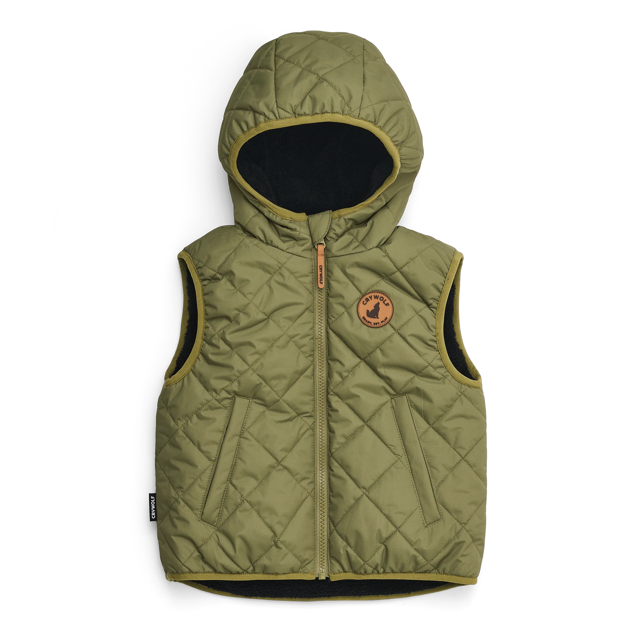 Reversible Yeti Vest - Fern/Black