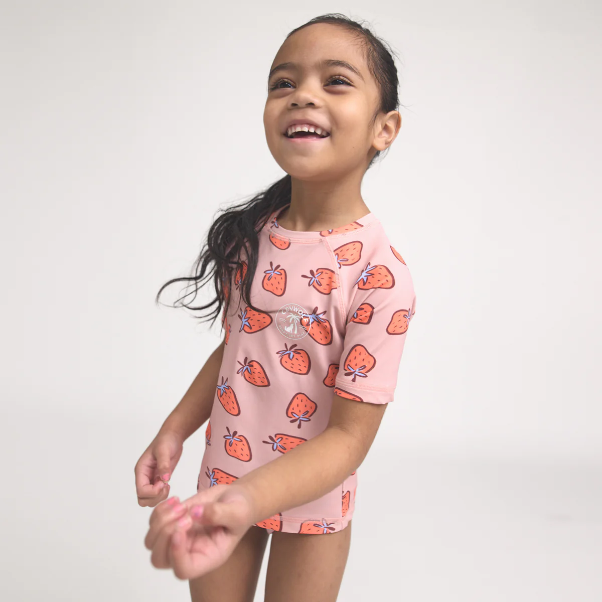 Short Sleeve Rash Set - Strawberry Splash - Image 3