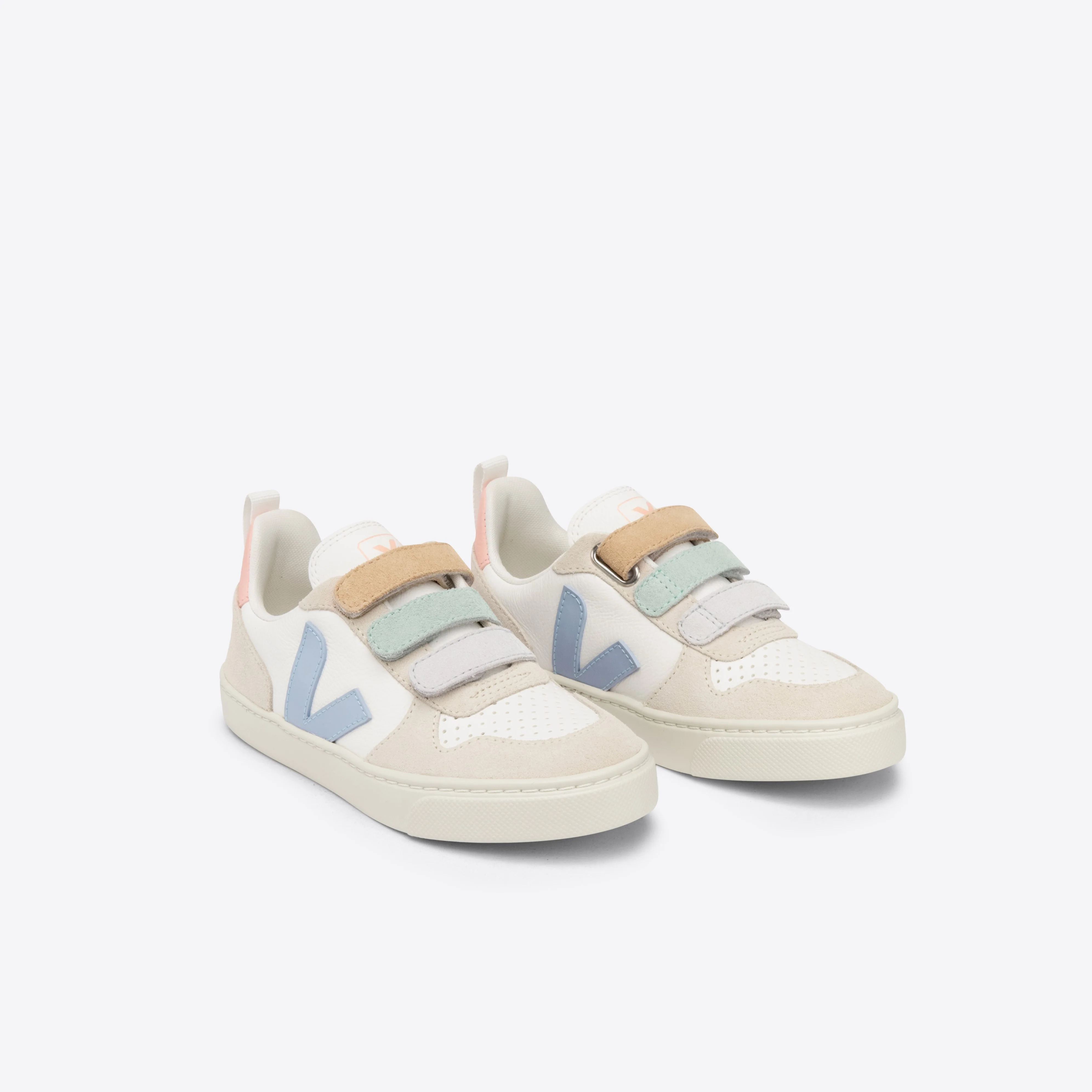 V-10 Velcro Leather - Extra White/Steel - Image 2