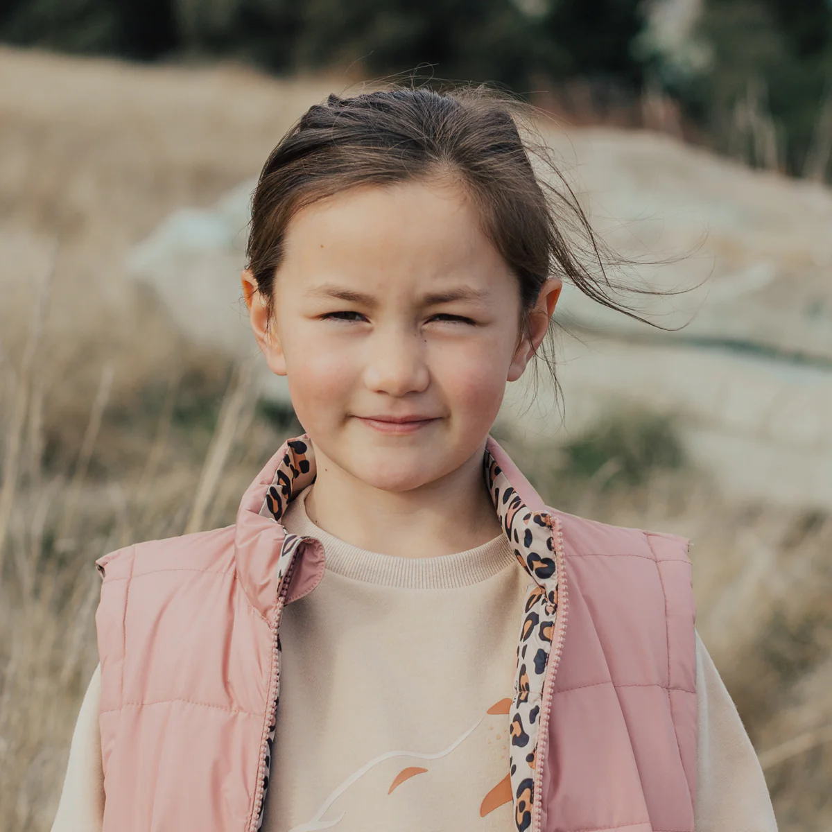 Crywolf Reversible Vest - Rose Leopard - Image 14