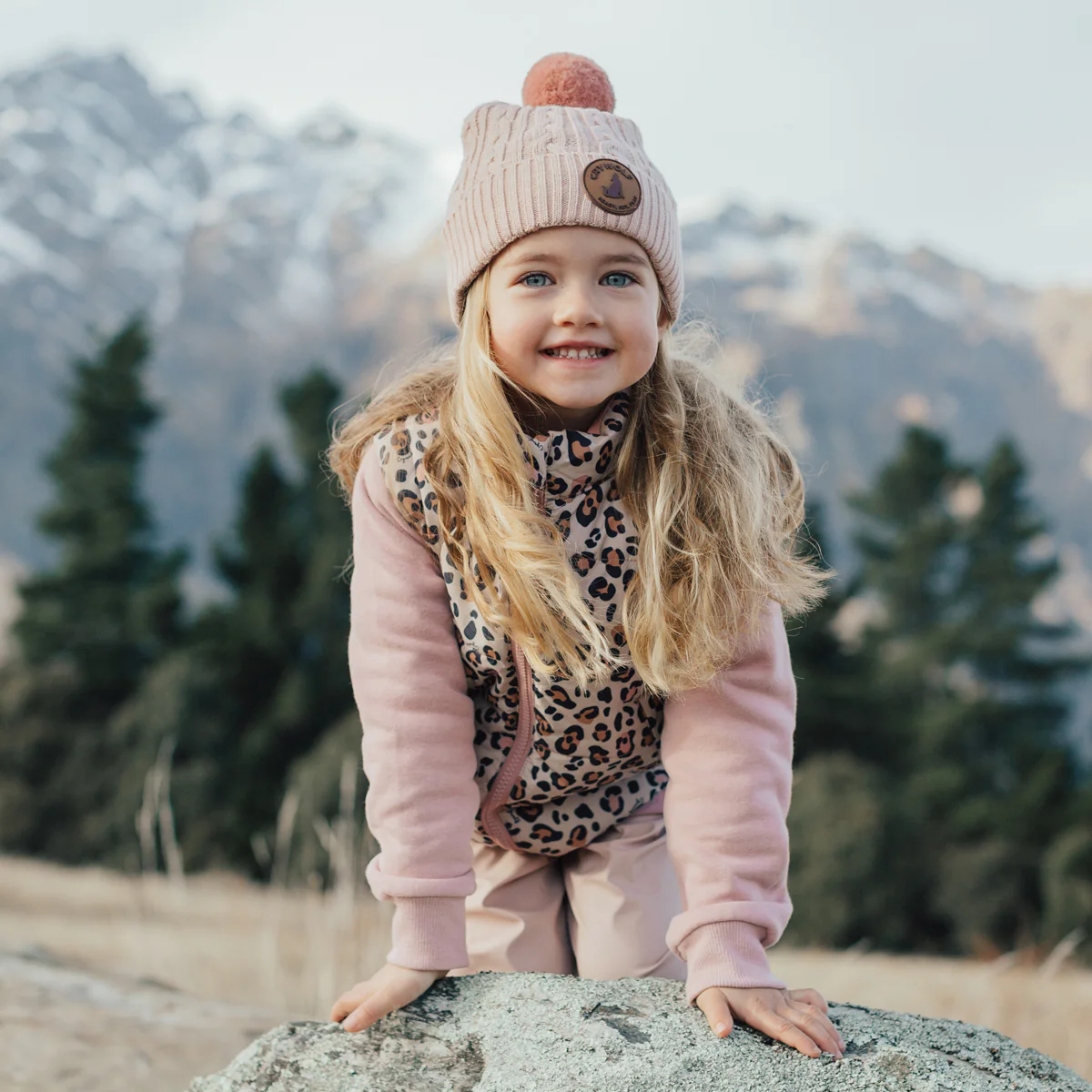 Crywolf Reversible Vest - Rose Leopard - Image 6