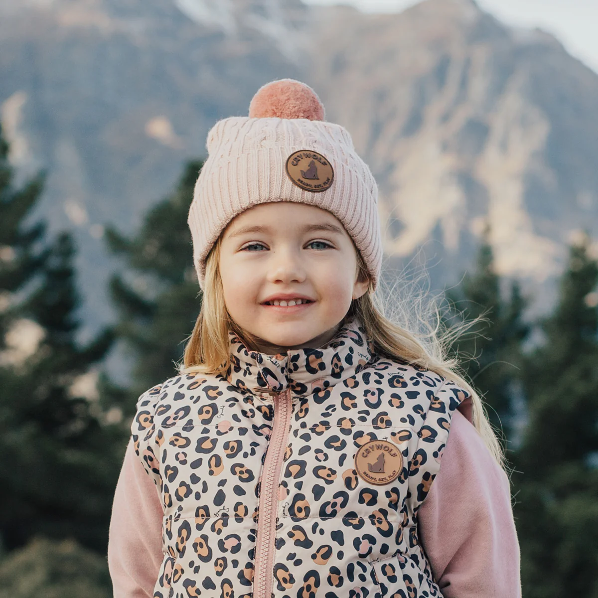 Crywolf Reversible Vest - Rose Leopard - Image 8