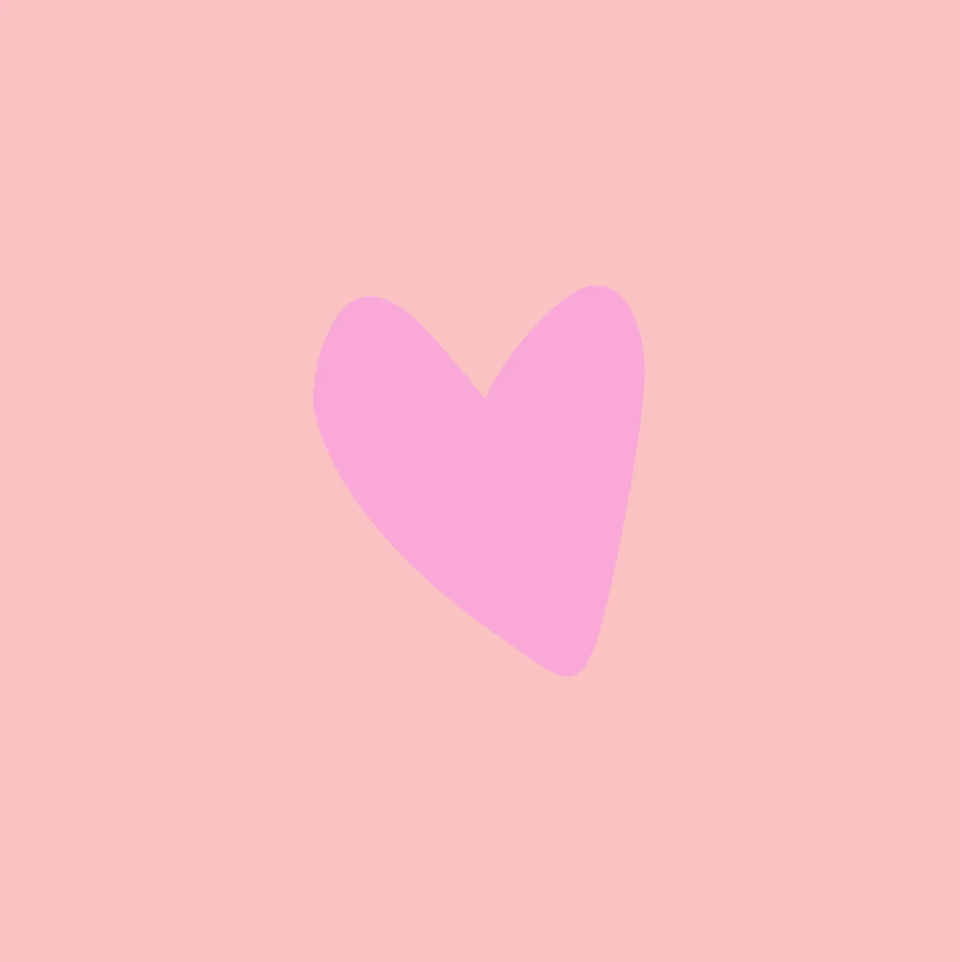 Greeting Card - Pink Heart