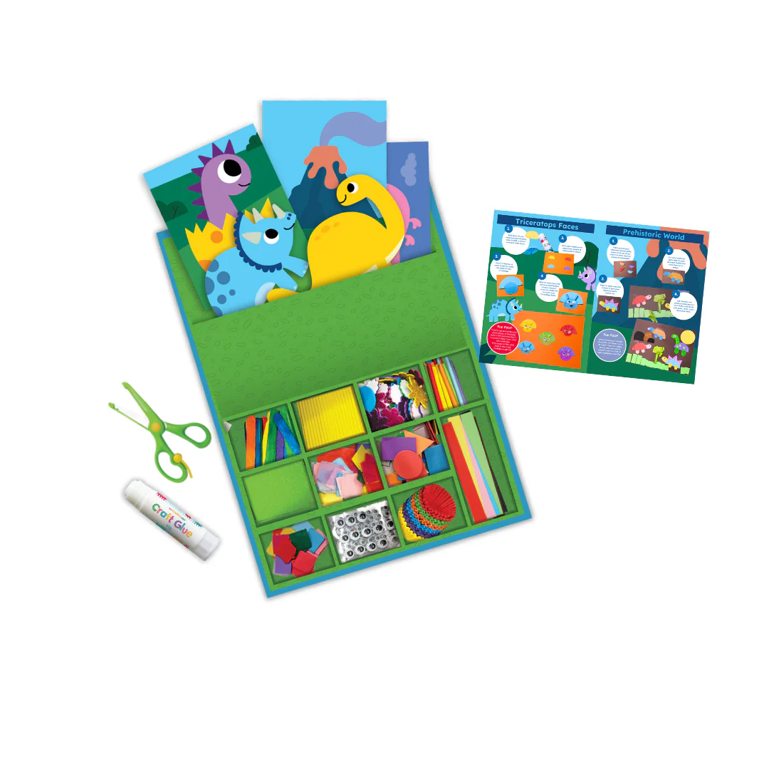 Dinosaur Collage Sensory Craft Box - Image 7