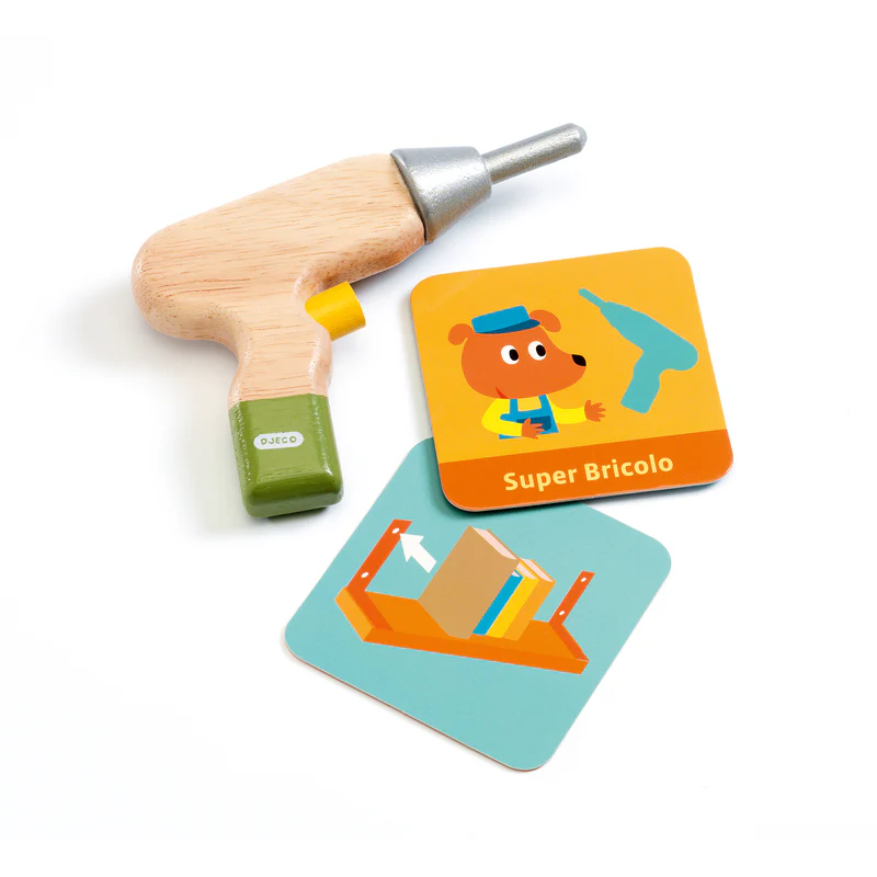 Super Bricolo Wooden Tool Kit - Image 3