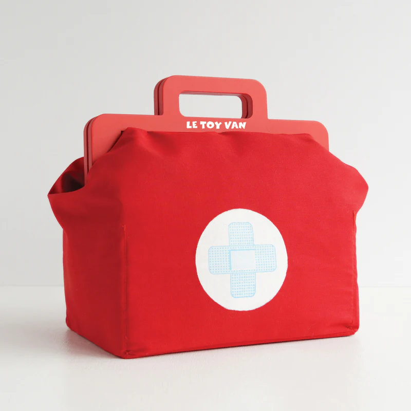 Wooden Doctor's Set with Bag - Image 4