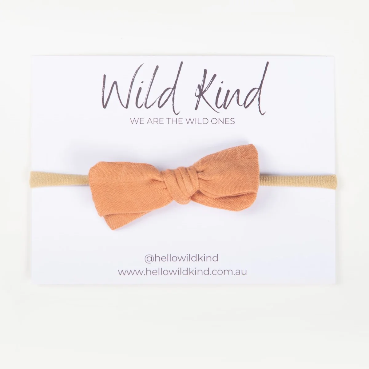 Dorothy Linen Bow Headband - Autumn