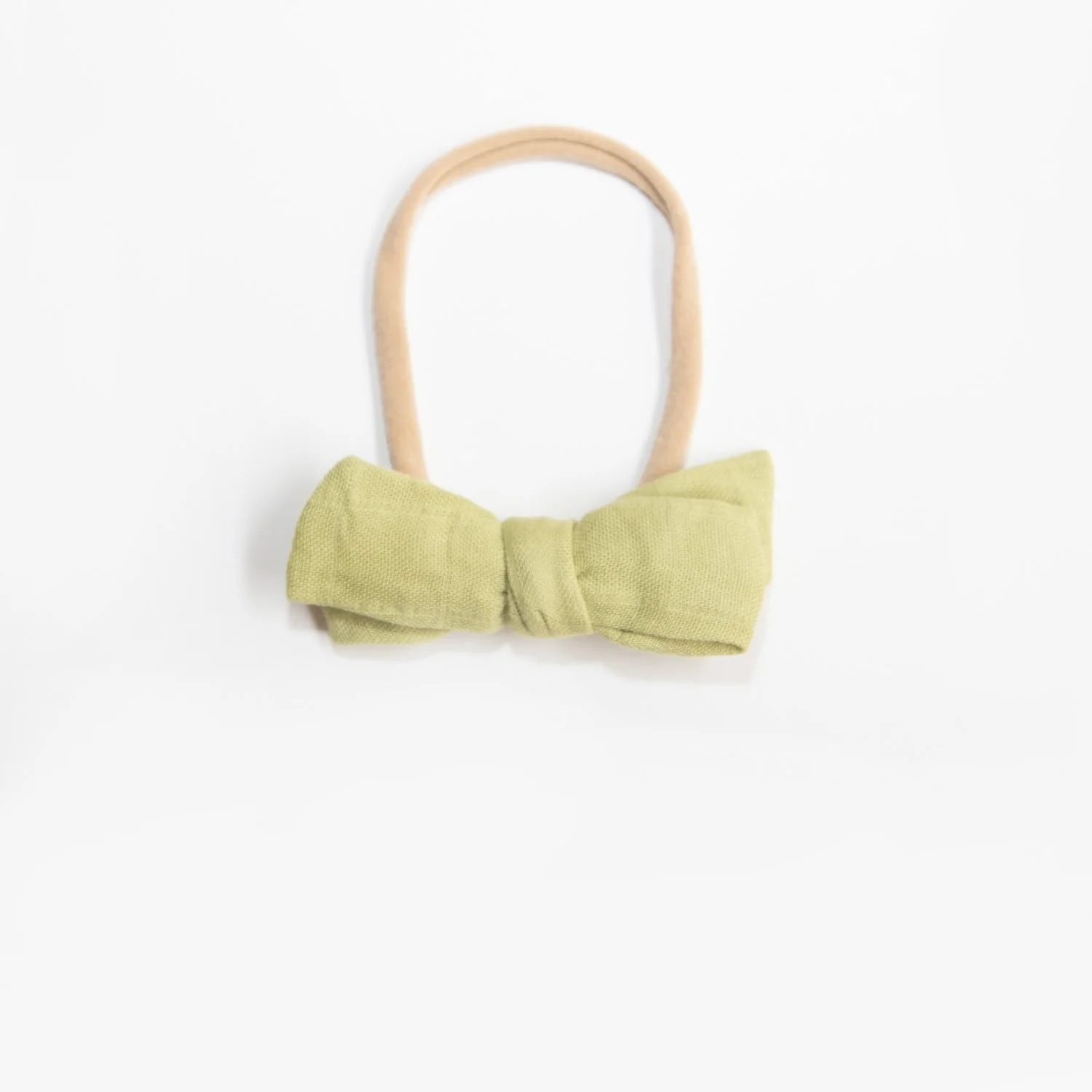 Dorothy Linen Bow Headband - Fern - Image 2