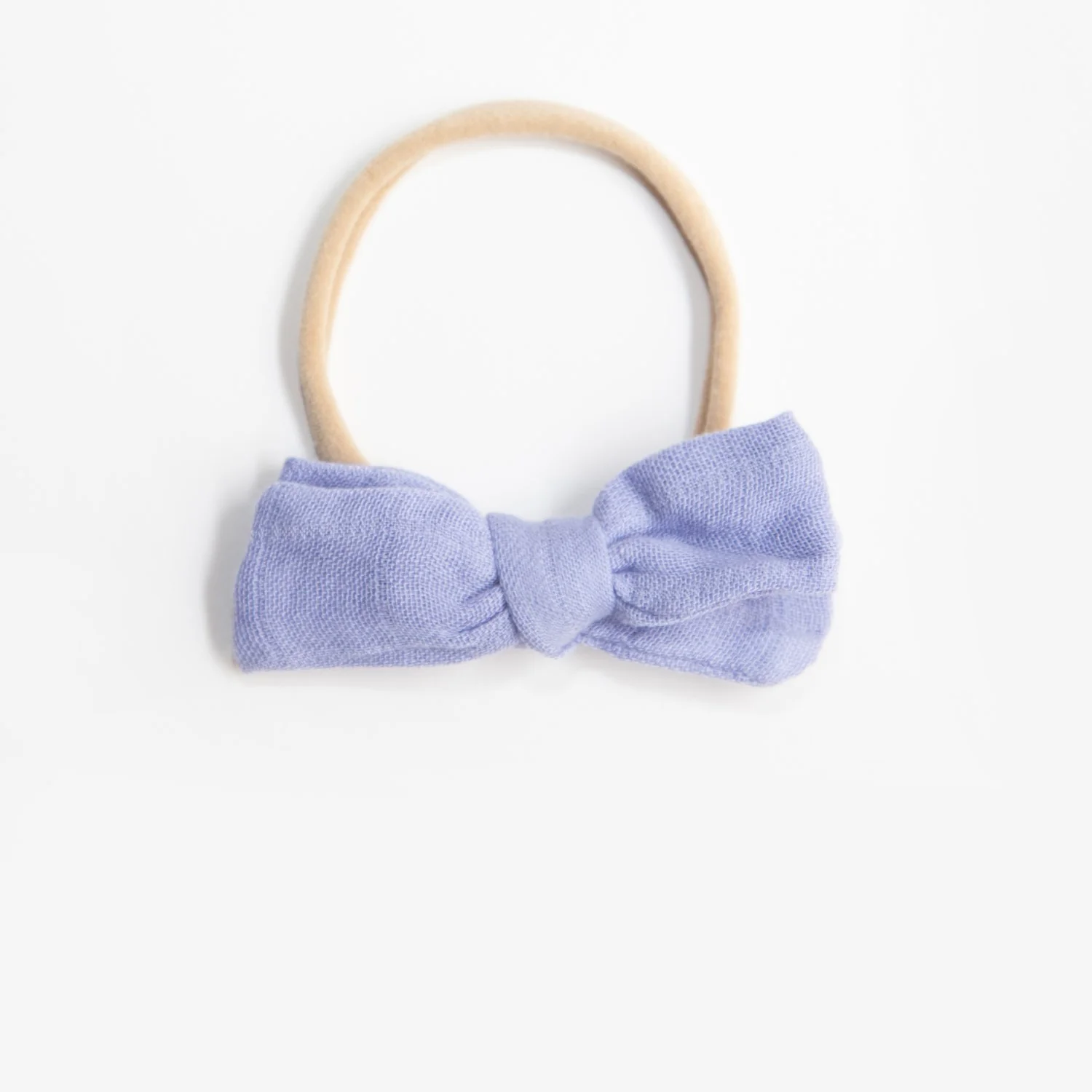 Dorothy Linen Bow Headband - Periwinkle - Image 2