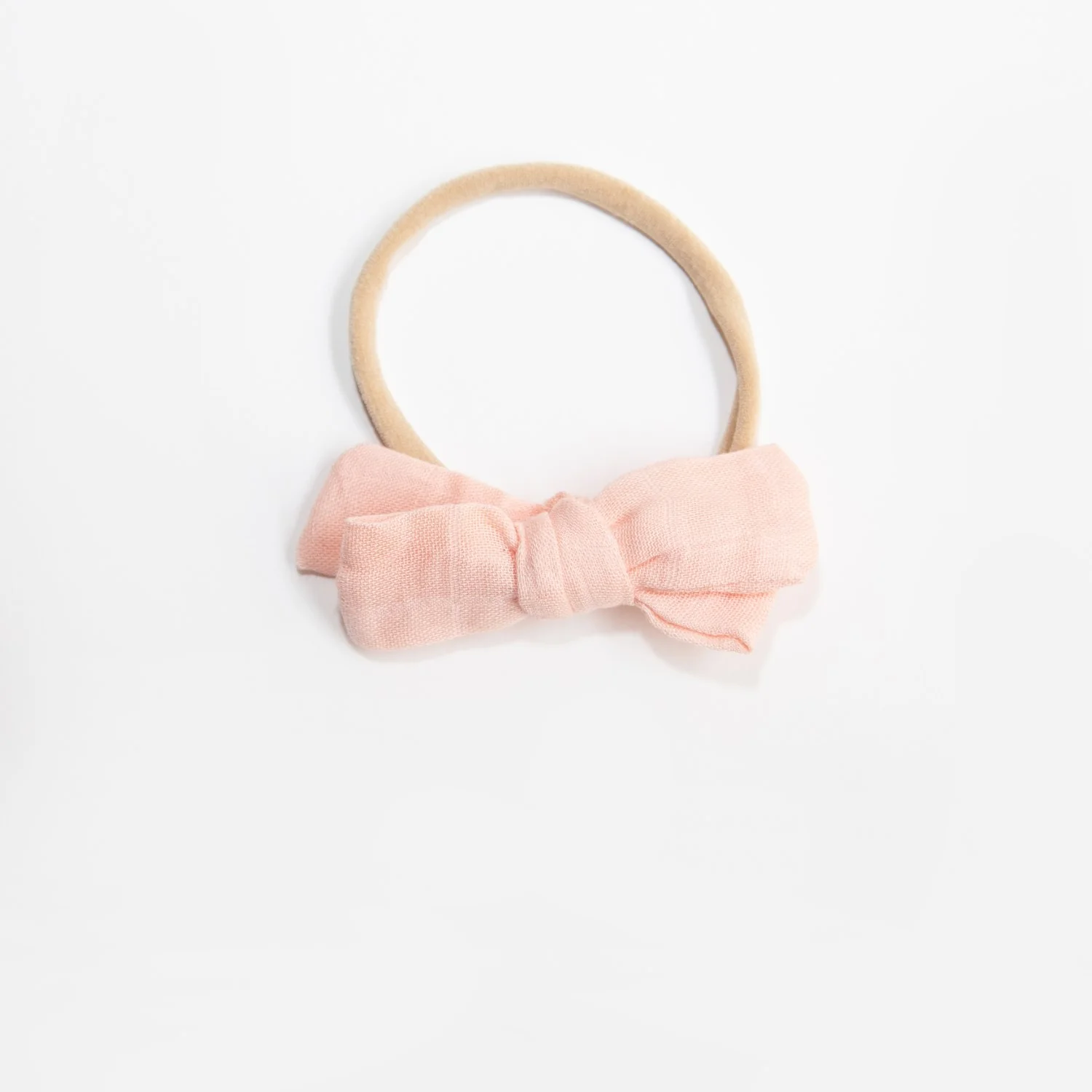 Dorothy Linen Bow Headband - Pink Lemonade - Image 2