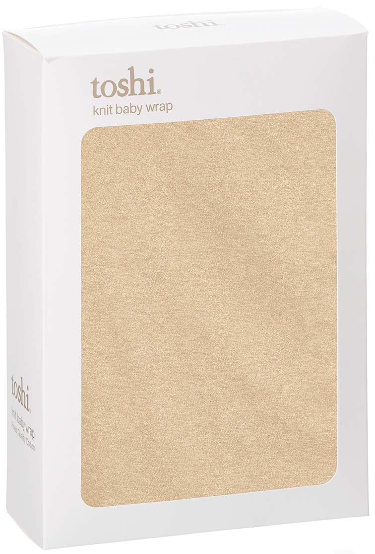 Toshi Organic Knit Wrap - Dreamtime / Camel - Image 3