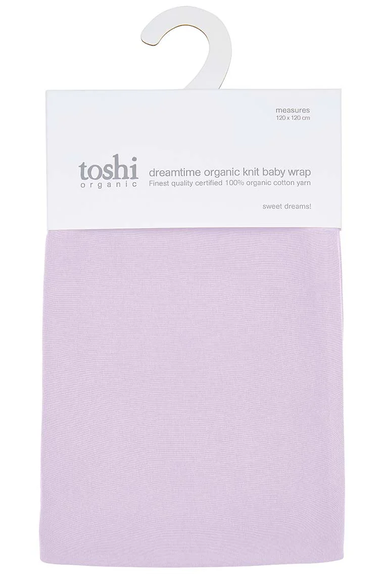Toshi Dreamtime Organic Knit Wrap - Lavender - Image 3