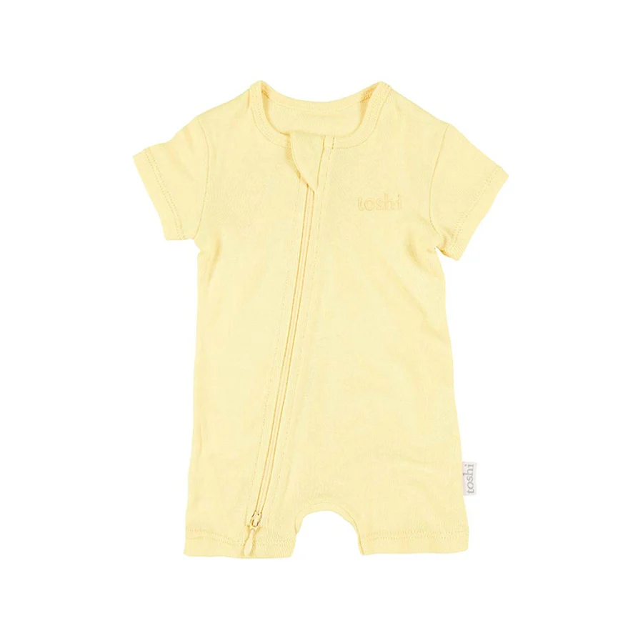 Toshi Dreamtime Organic Short Sleeve Onesie - Buttercup