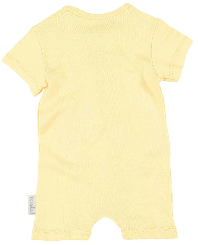 Toshi Dreamtime Organic Short Sleeve Onesie - Buttercup - Image 3