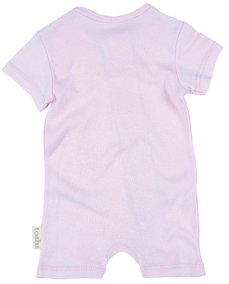 Toshi Dreamtime Organic Short Sleeve Onesie - Lavender - Image 3