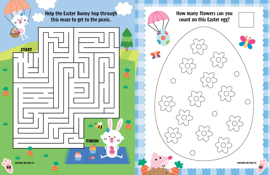Easter Bunny Stop Here! - Bumper Activity Book - Image 2