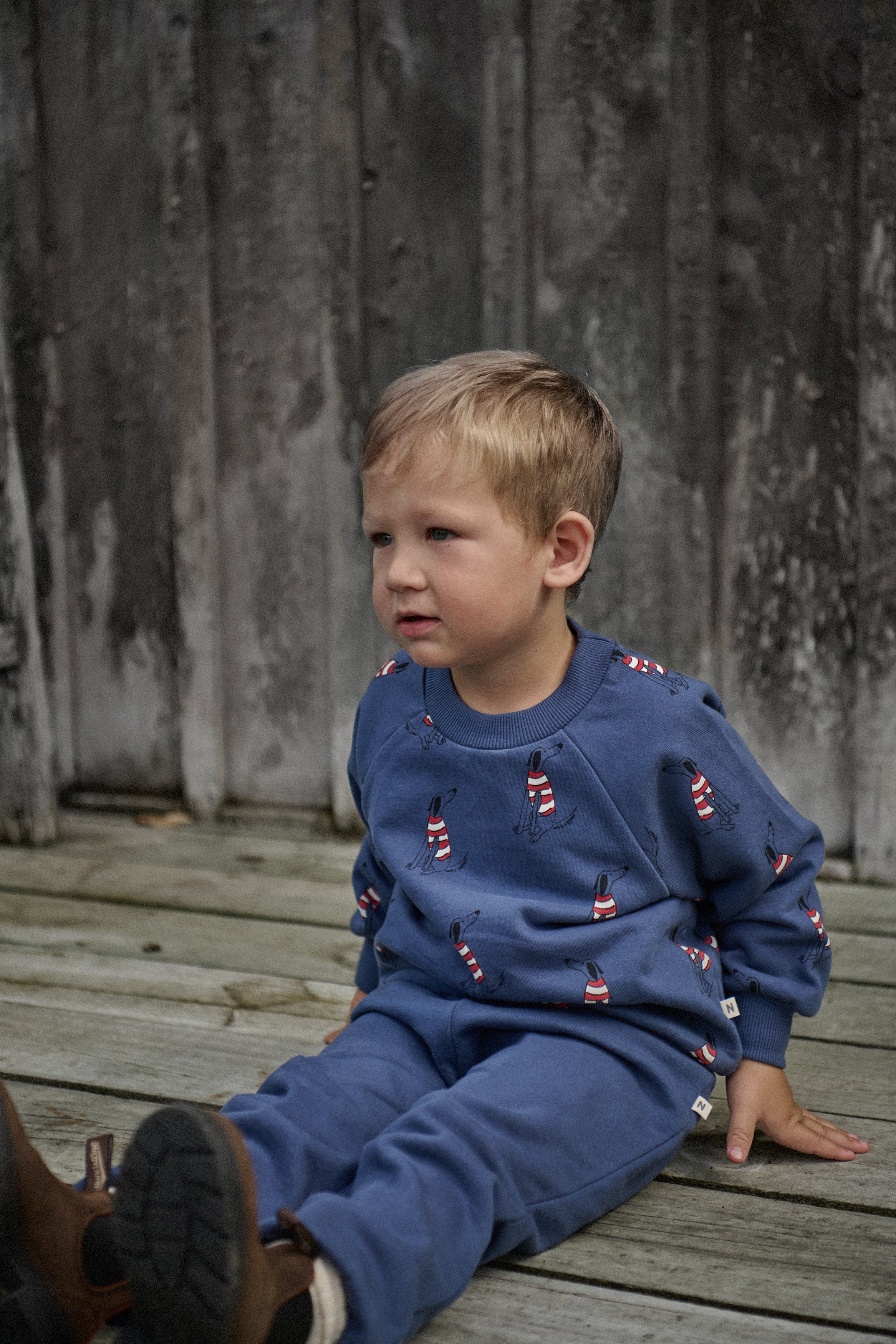 Emerson Sweater - Best Friend Indigo Print - Image 2