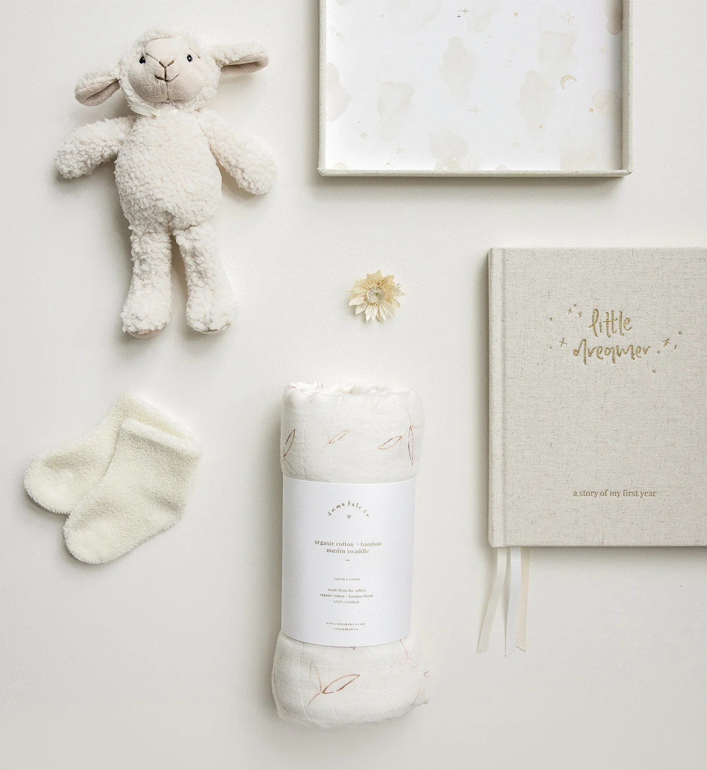 Baby Swaddle - Olive Branch - Image 3