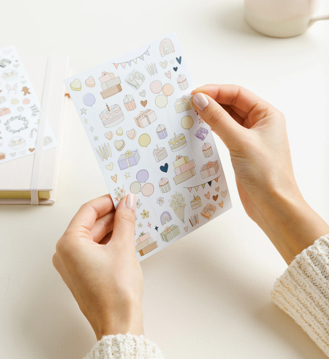 Illustrated Stickers Set | Celebrations + Holidays | 2 Sheets - Image 4